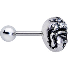 Load image into Gallery viewer, Clear Gem Expanding Buddha Brain Cartilage Tragus Stud