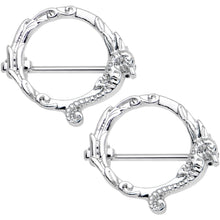 Load image into Gallery viewer, 9/16 Frolicking Seahorse Nipple Shield Set