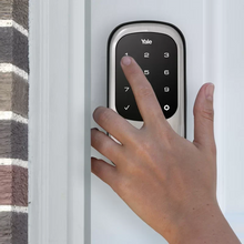 Load image into Gallery viewer, Yale Real Living Keyless Touchscreen Stand Alone Deadbolt Lock with Z-Wave YRD110-ZW-605