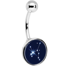 Load image into Gallery viewer, Zodiac Constellation Sagittarius Belly Ring