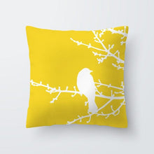 Load image into Gallery viewer, Yellow Pillow Case Cushion Cover Geometric Polyester Pillowcase Home Decorative Yellow Grey Modern Pillow Covers Beautiful Pattern Linen Square Pillow Case For Sofa Couch 45x45CM
