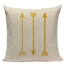 Load image into Gallery viewer, Yellow Pillow Covers Nordic Geometric Cushion Pillow Covers White Pillowcase Geometric Cushion Case Decoration Home Room Pillow Case