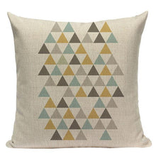 Load image into Gallery viewer, Yellow Pillow Covers Nordic Geometric Cushion Pillow Covers White Pillowcase Geometric Cushion Case Decoration Home Room Pillow Case