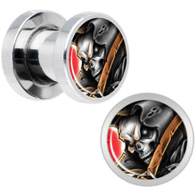 Load image into Gallery viewer, Wake the Dead Grim Reaper Halloween Plug Set 5mm to 16mm