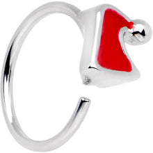 Load image into Gallery viewer, 20G 5/16 Red Santa Hat Seamless Circular Ring