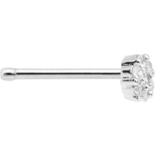 Load image into Gallery viewer, 20G 1/4 Clear CZ Gem Cute Cluster Nose Bone