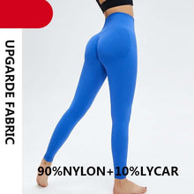 Load image into Gallery viewer, Yoga High Waist Push Up Seamless Sport Leggings Women Workout Pants Super Stretchy Gym Workout Tight Sport Leggings Lightweight Running Pants