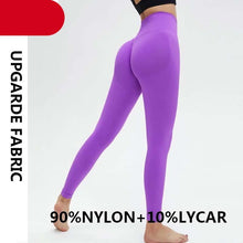 Load image into Gallery viewer, Yoga High Waist Push Up Seamless Sport Leggings Women Workout Pants Super Stretchy Gym Workout Tight Sport Leggings Lightweight Running Pants