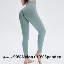 Load image into Gallery viewer, Yoga High Waist Push Up Seamless Sport Leggings Women Workout Pants Super Stretchy Gym Workout Tight Sport Leggings Lightweight Running Pants