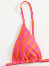 Load image into Gallery viewer, Zebra Print Push Up Bikini New Arrival Padded Bra Low Waist Swimsuit Female Swimwear Women Women's Ruffle Triangle Bikini Frill Printed String Tie Side Two Piece Set Swimsuit