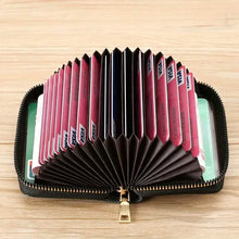 Load image into Gallery viewer, Zipper Around Credit Card Holder