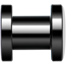 Load image into Gallery viewer, Blue Grenade Black Anodized Screw Fit Plug Set 2G