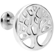 Load image into Gallery viewer, 1/4 Tree of Life Cutout Tragus Cartilage Earring