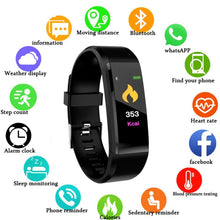 Load image into Gallery viewer, New Smart Watch For Men and Women With Heart Rate Monitor Blood Pressure Fitness Tracker Smartwatch For Sport Support  IOS Android Sistems
