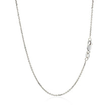 Load image into Gallery viewer, 10k White Gold Cable Chain 1.1mm
