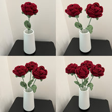Load image into Gallery viewer, 1pc Artificial Flower, Living Room Decoration, Table Rose, Single Bouquet, Wedding Fake Flower, Dried Flower Ornament, High-End Floral Arrangement Decor

