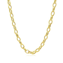 Load image into Gallery viewer, 4.6mm 14k Yellow Gold Oval Rolo Chain
