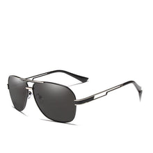 Load image into Gallery viewer, Luxury NEW Model Business  Men Square Polarized Sunglasses Male Eyewear Aviation Alloy Frame With UV400 Protection and High Quality Metal Frame
