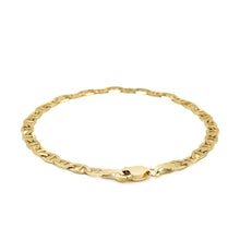 Load image into Gallery viewer, 4.5mm 14k Yellow Gold Mariner Link Bracelet
