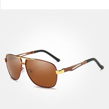 Load image into Gallery viewer, Business Luxury Men Polarized Square Driving Sunglasses Lens Brand Designer Aluminum Classic Frame  Elegant Sunglasses
