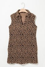 Load image into Gallery viewer, Luxury Summer Leopard Sleeveless Mini Dress Chic &amp; Stylish Print Elegant Dress For Women
