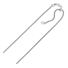 Load image into Gallery viewer, Sterling Silver 0.8mm Adjustable Popcorn Chain
