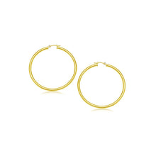 Load image into Gallery viewer, 14k Yellow Gold Polished Hoop Earrings (2- mm)
