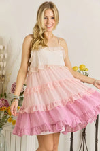 Load image into Gallery viewer, New Swiss Dot Ruffled Tiered Mini Dress For Summer – Feminine, Fluttering, Charming, Playful, Chic &amp; Stylish
