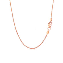 Load image into Gallery viewer, 14k Rose Gold Round Wheat Chain (1.00 mm)
