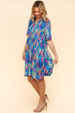 Load image into Gallery viewer, Johnny Collar Babydoll Dress with Side Pockets – Babydoll Dress, Johnny Collar Dress, Pocketed Dress, Button Down Dress, Relaxed Fit Dress
