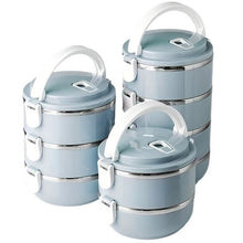 Load image into Gallery viewer, Stainless Steel Insulated Bento Lunch Box – 2/3/4 Layer
