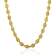 Load image into Gallery viewer, 6.9mm 14k Yellow Gold Puffed Mariner Link Chain

