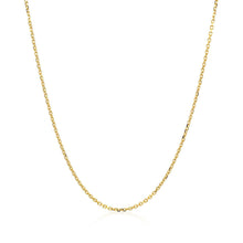 Load image into Gallery viewer, 14k Yellow Gold Diamond Cut Cable Link Chain 1.1mm
