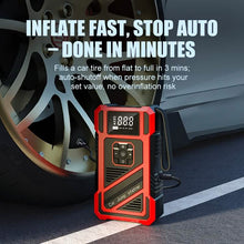 Load image into Gallery viewer, 3000A 21V Car Jump Starter &amp; 150PSI Tire Inflator 2-in-1 Portable Compressor
