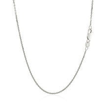 Load image into Gallery viewer, 18k White Gold Cable Chain 1.1mm
