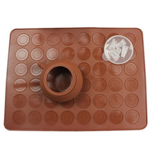 Load image into Gallery viewer, 1-2pc/set Large Macaroon Kit Silicone Mat Non-Stick Baking Mold Set 48 Capacity Pot Cake Decorating Supplies Macaron Silicone Mat Non-Stick Silicone Macaron Reusable Baking Mold Set
