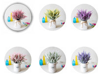 Load image into Gallery viewer, 1 Bundle Artificial Lavender Fake Flowers Wedding Bouquet Home Kitchen Office Table Centerpieces Arrangements Decor

