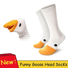 Load image into Gallery viewer, 1 Pair New Fashion Funny Crazy Goose Head Sport Cotton Sock 3D Creative Happy Animal Casual Socks Unisex Halloween Socks Costume Funny Socks For Men And Women
