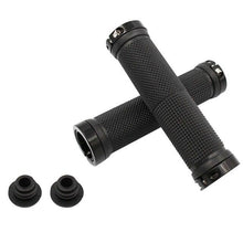 Load image into Gallery viewer, 1 pair  Road Cycling Handlebar Grips Anti-Skid Rubber Bicycle Grips Mountain Bike Lock On Bicycle Handlebars End Grips Handle Grip With Aluminum Lock Bike Grip For Scooter Cruiser Tricycle Wheel Chair Mountain Road Urban Foldable Bike
