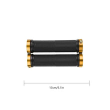 Load image into Gallery viewer, 1 pair  Road Cycling Handlebar Grips Anti-Skid Rubber Bicycle Grips Mountain Bike Lock On Bicycle Handlebars End Grips Handle Grip With Aluminum Lock Bike Grip For Scooter Cruiser Tricycle Wheel Chair Mountain Road Urban Foldable Bike

