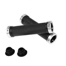 Load image into Gallery viewer, 1 pair  Road Cycling Handlebar Grips Anti-Skid Rubber Bicycle Grips Mountain Bike Lock On Bicycle Handlebars End Grips Handle Grip With Aluminum Lock Bike Grip For Scooter Cruiser Tricycle Wheel Chair Mountain Road Urban Foldable Bike
