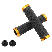 Load image into Gallery viewer, 1 pair  Road Cycling Handlebar Grips Anti-Skid Rubber Bicycle Grips Mountain Bike Lock On Bicycle Handlebars End Grips Handle Grip With Aluminum Lock Bike Grip For Scooter Cruiser Tricycle Wheel Chair Mountain Road Urban Foldable Bike
