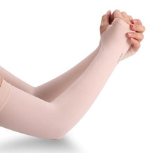 Load image into Gallery viewer, 1 Pair Sport Sun Protection Arm Covers Cooling For Men Women Summer Sunblock Cycling Driving Golf Running Unisex Elbow Cover Outdoor Cycling Running Fishing Driving Cool Anti-UV Arm Sleeves For Workout
