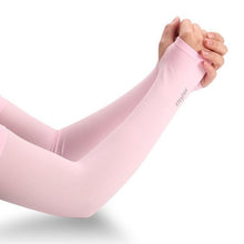 Load image into Gallery viewer, 1 Pair Sport Sun Protection Arm Covers Cooling For Men Women Summer Sunblock Cycling Driving Golf Running Unisex Elbow Cover Outdoor Cycling Running Fishing Driving Cool Anti-UV Arm Sleeves For Workout
