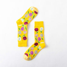 Load image into Gallery viewer, 1 Pair Women Socks Cartoon Dog Octopus Flower Plant Kawaii Funny Casual Female Cotton Sock Hosiery Streetwear Harajuku Crew Sock For Women
