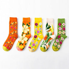 Load image into Gallery viewer, 1 Pair Women Socks Cartoon Dog Octopus Flower Plant Kawaii Funny Casual Female Cotton Sock Hosiery Streetwear Harajuku Crew Sock For Women
