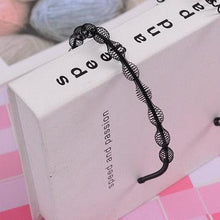 Load image into Gallery viewer, 1 pc Fashion Wave Men's Women Unisex Black Wavy Hair Head Hoop Band Sport Headband Hairband Gorgeous Hair Accessories For Men And Women
