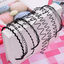 Load image into Gallery viewer, 1 pc Fashion Wave Men's Women Unisex Black Wavy Hair Head Hoop Band Sport Headband Hairband Gorgeous Hair Accessories For Men And Women
