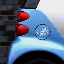 Load image into Gallery viewer, 1 Pcs Funny Car Sticker Pull Fuel Tank Pointer To Full Hellaflush Reflective Vinyl Car Sticker Decal Funny High Gas Car Stickers, Reflective Gas Consumption Decal Heat &amp; Water Resistant Fuel Gage Empty Stickers for Car Trucks Motorcycle SUV Van
