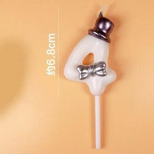 Load image into Gallery viewer, 1 Pcs Number 0-9 Birthday Candle Number One Birthday Gold Number Candles Party Celebration Baby Showers Happy Birthday Cake Candles for Kids Adult Wedding/ Party Crown Candle Cake Decoration Tools
